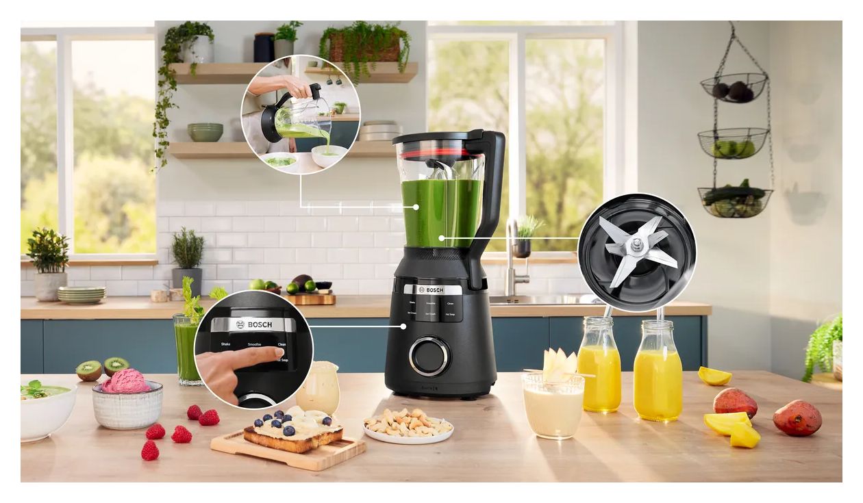 Serie 6 MMBD665B1 VitaPower 2 l Standmixer 1800 W  (Schwarz) 