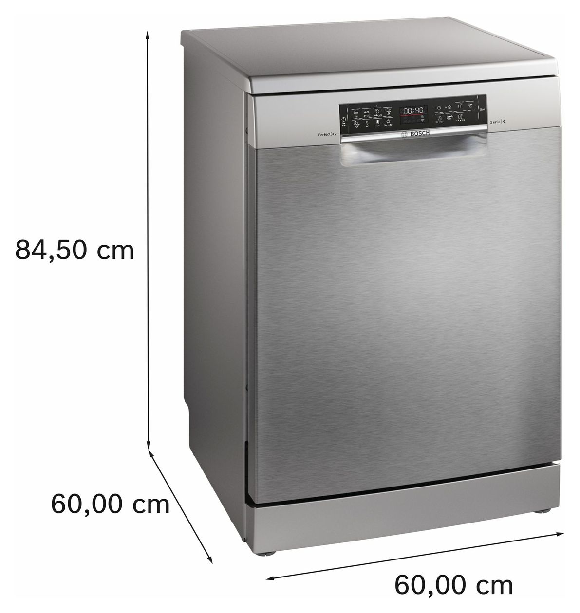 Serie 6 SMS6ZCI16E 60 cm Geschirrspüler freistehend Sehr leise 14 Maßgedecke aquaStop Funktion Wärmetauscher 