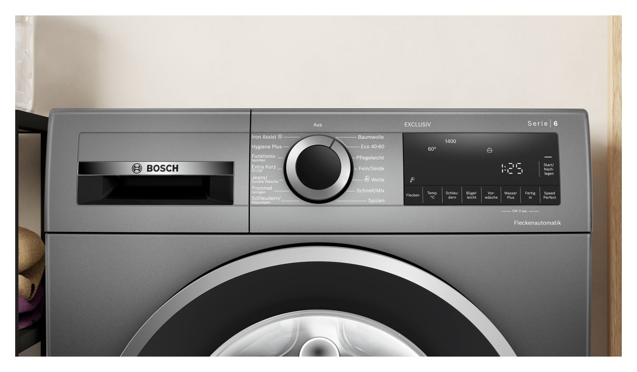 Serie 6 WGG244ZR90 9 kg Frontlader Waschmaschine 1400 U/min aquaStop Funktion 