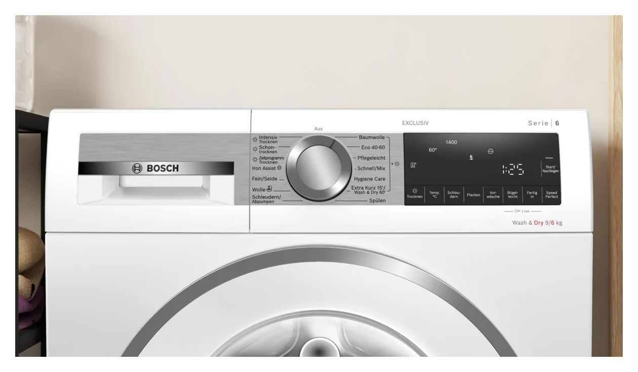 Serie 6 WNG24492 9 kg 6 kg Waschtrockner 1400 U/min 