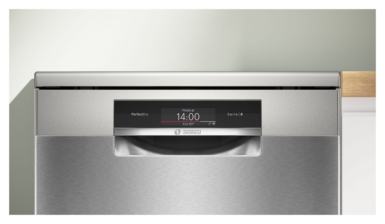 Serie 8 SMS8TCI04E 60 cm Geschirrspüler freistehend Sehr leise 14 Maßgedecke aquaStop Funktion Wärmetauscher 