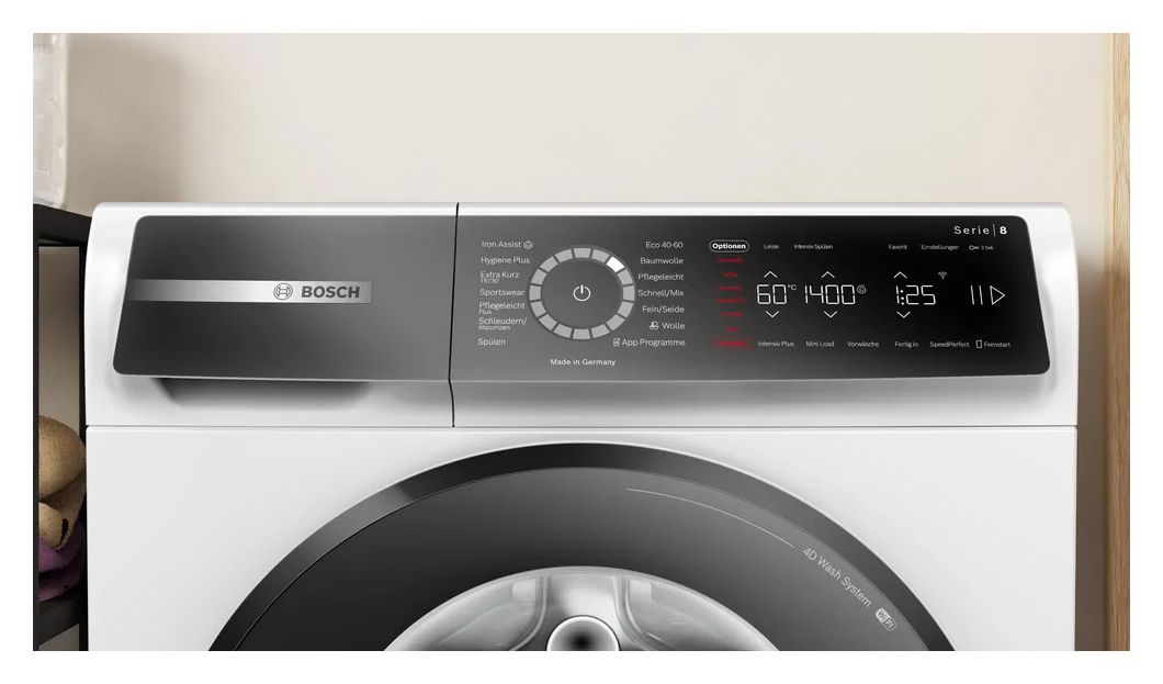 Serie 8 WGB244040 9 kg Frontlader Waschmaschine 1400 U/min aquaStop Funktion 