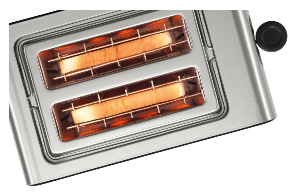 TAT7203 CompactClass Toaster 1050 W 2 Scheibe(n)  (Schwarz, Edelstahl) 