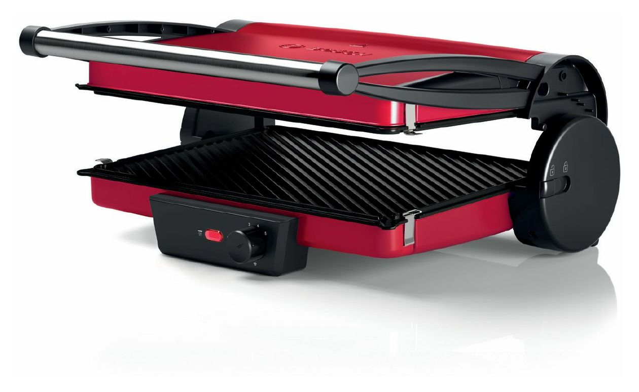 TCG4104 Kontaktgrill 2000 W mit 328 x 238 mm Fläche  (Rot) 