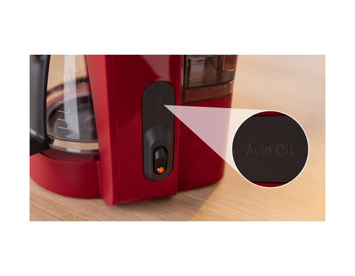 TKA2M114 MyMoment 15 Tassen Filterkaffeemaschine 1,2 l  (Rot) 