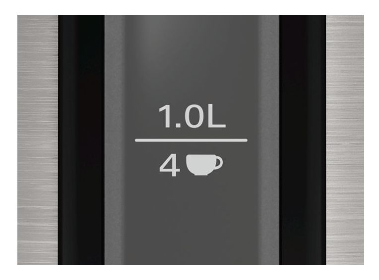 TWK3P420 DesignLine 1,7 l Wasserkocher 2400 W  (Schwarz, Edelstahl) 