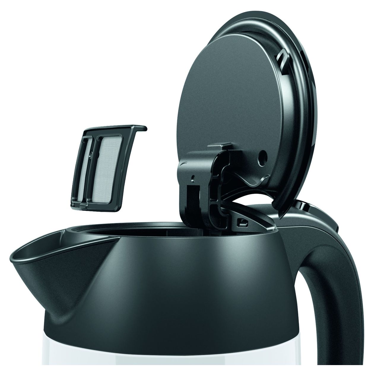 TWK3P421 DesignLine 1,7 l Wasserkocher 2400 W  (Schwarz, Weiß) 