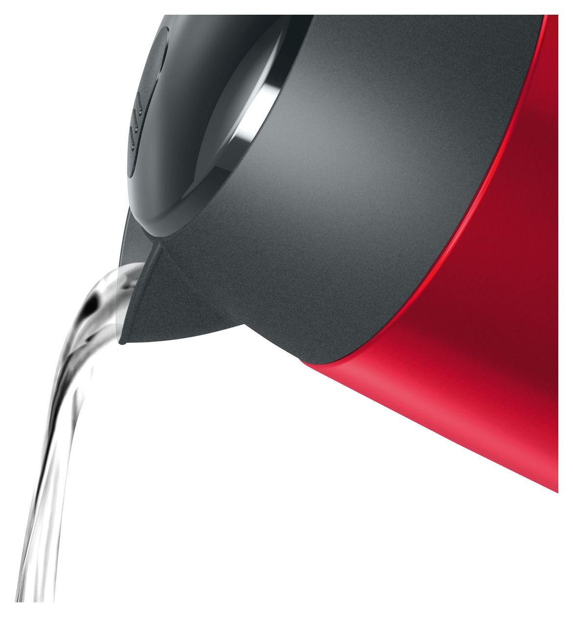 TWK3P424 DesignLine 1,7 l Wasserkocher 2400 W  (Grau, Rot) 