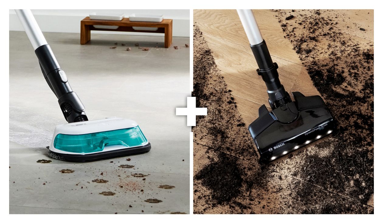 Unlimited 7 BKS71HYG3 ProHygienic Handstaubsauger Beutellos bis 40 min Laufzeit 18 V HEPA  (Schwarz, Weiß) 