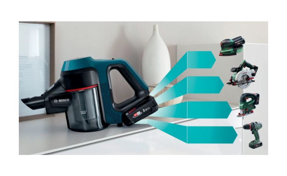 Unlimited 7 BSS71125AH Handstaubsauger Beutellos bis 35 min Laufzeit 18 V  (Schwarz, Blau) 