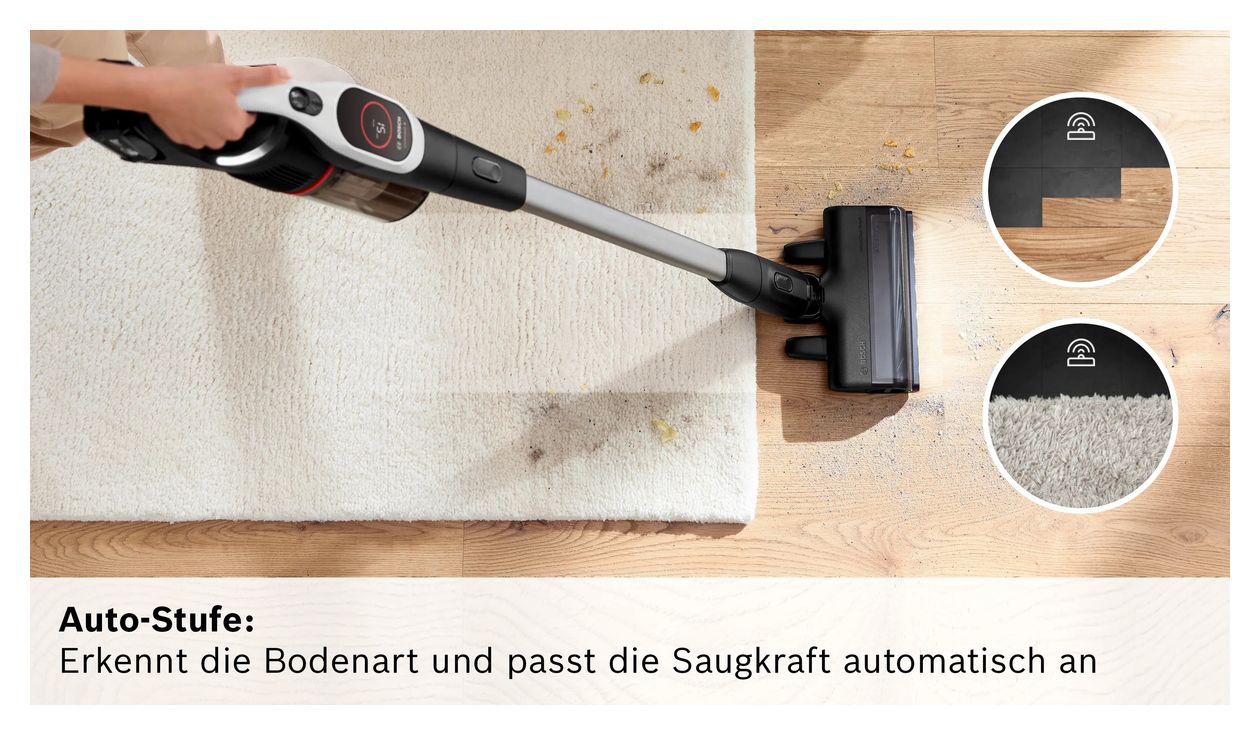 Unlimited 9 BKS931BA Handstaubsauger Beutellos bis 60 min Laufzeit 18 V HEPA  (Weiß) 