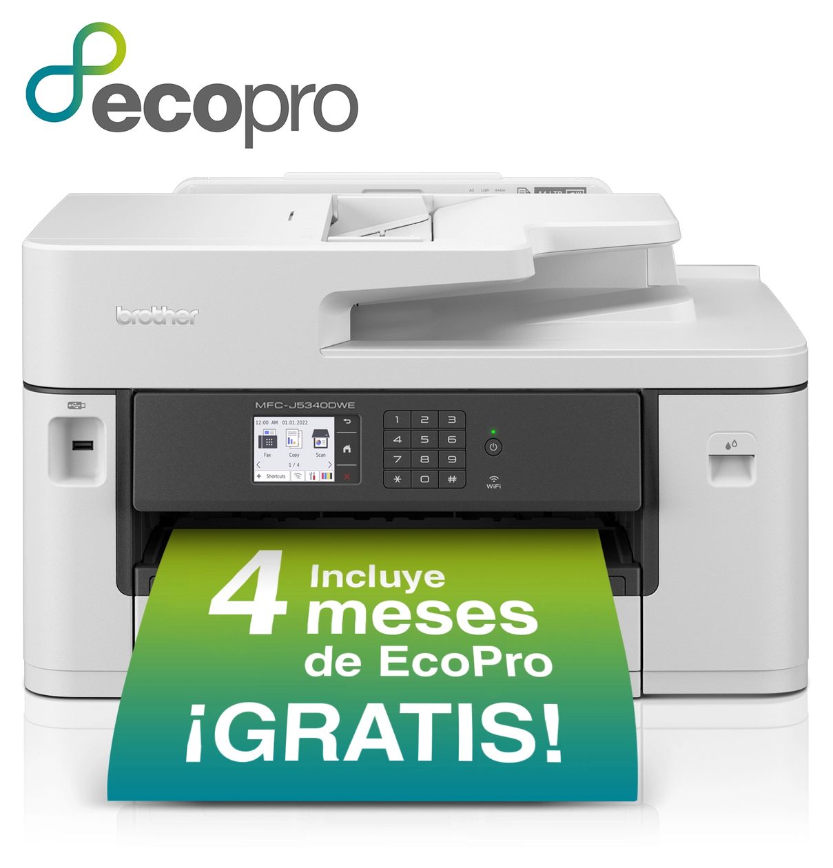 MFC-J5340DWE All in One A3 Tintenstrahl Drucker 4800 x 1200 DPI 