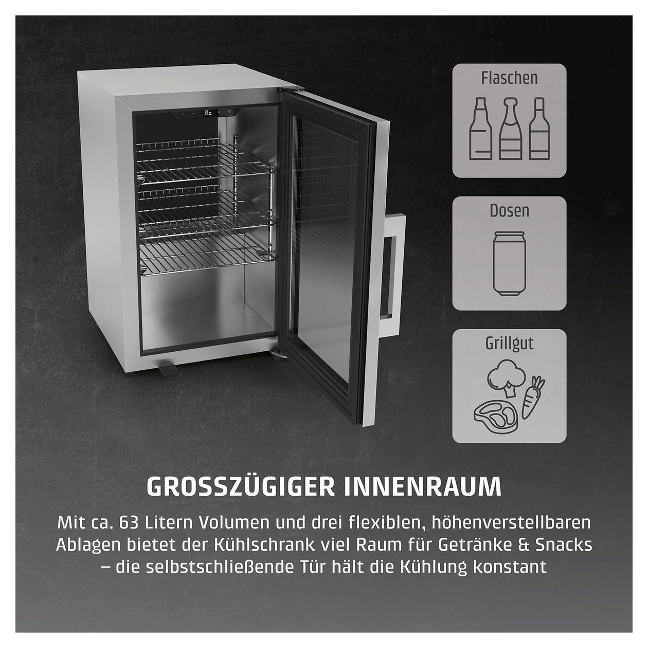 BBQ Deluxe-R Smart Weinkühler Freistehend 