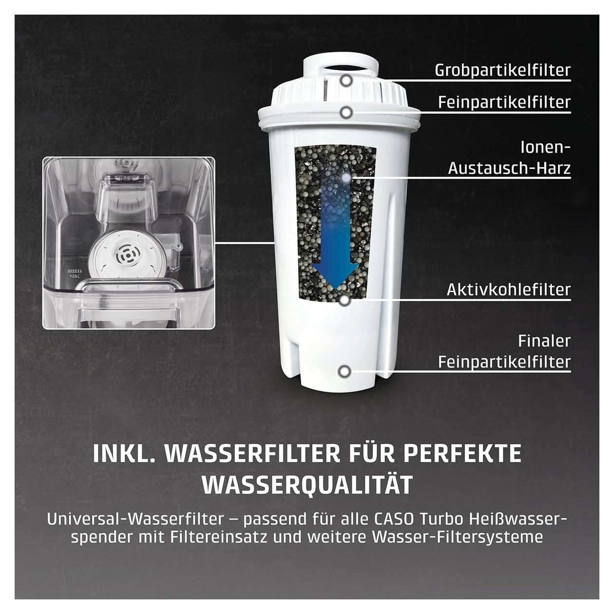 HW630 Teemaschine  (Schwarz, Edelstahl) 