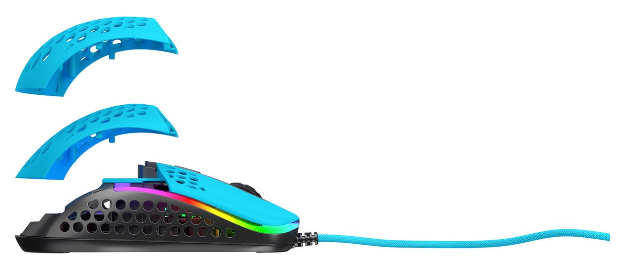 M42 16000 DPI Gaming Maus Optisch  (Blau) 