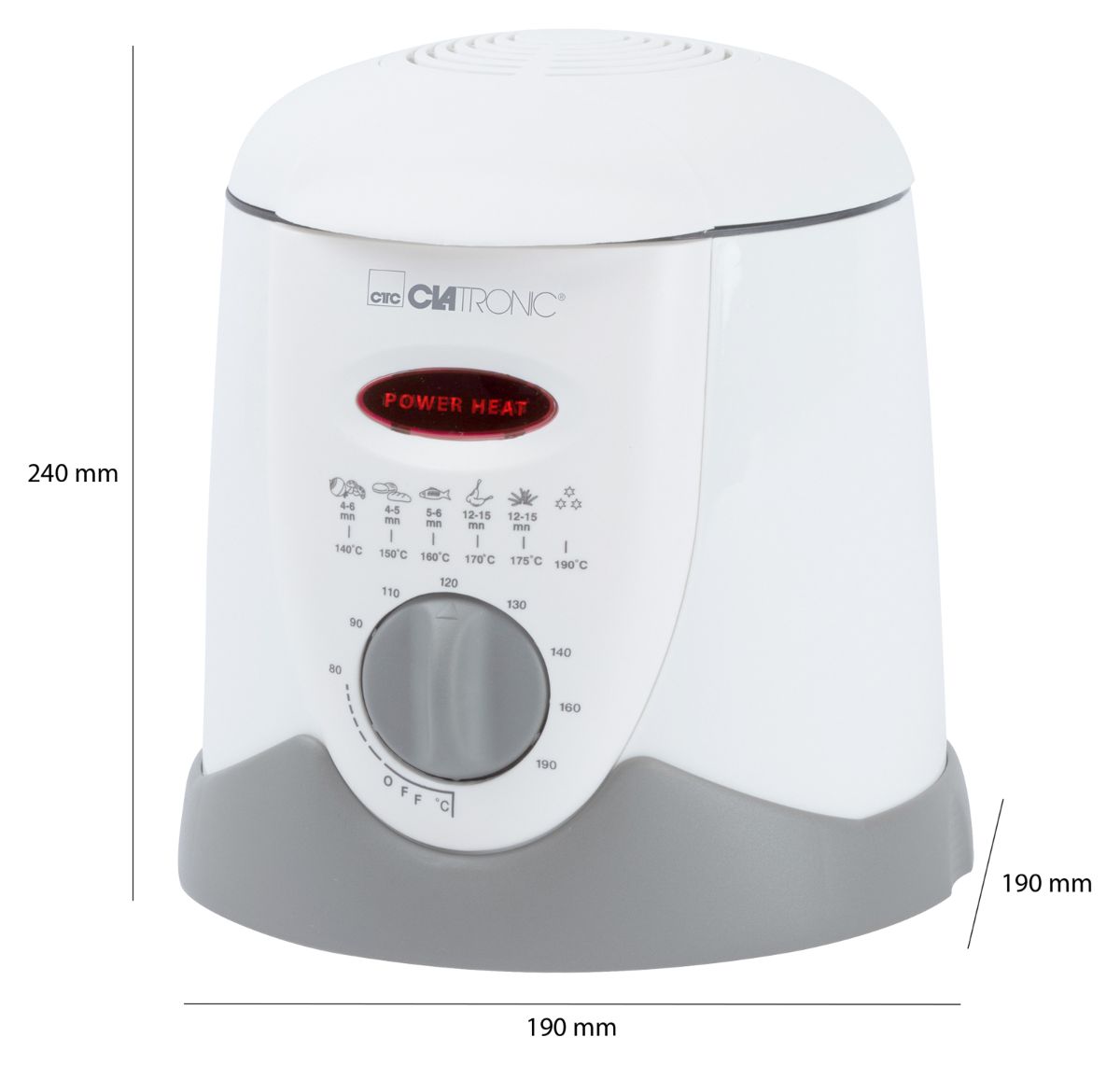 FFR2916 2in1 Fondue Fritteuse 900 W 