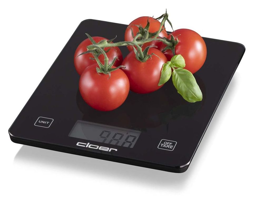 6870 Elektronische Küchenwaage bis 10 kg Genauigkeit 5 g  (Schwarz) 