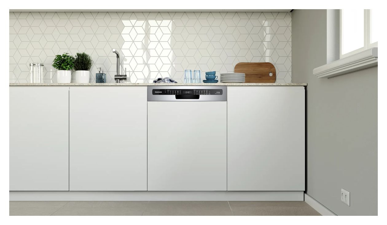 CG6IS02EBD 60 cm Geschirrspüler teilintegriert (ohne Front) Sehr leise 13 Maßgedecke aquaStop Funktion Wärmetauscher 