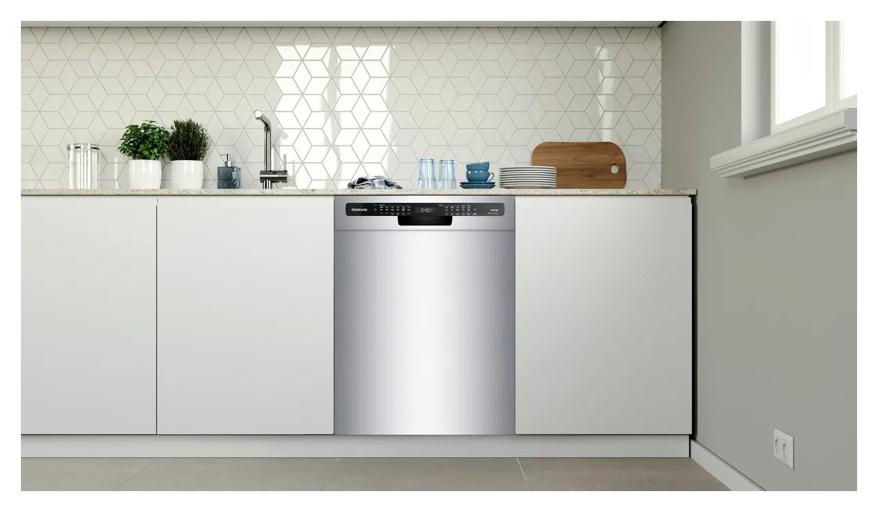 CG6US01HBD 60 cm Geschirrspüler unterbaufähig Sehr leise 13 Maßgedecke aquaStop Funktion Wärmetauscher 