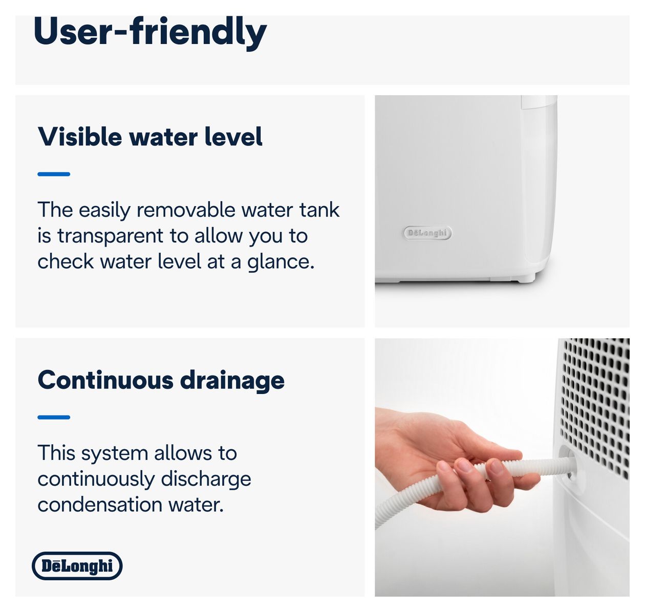 DeLonghi DEXD214RF Tasciugo AriaDry 2,1 l Tank 
