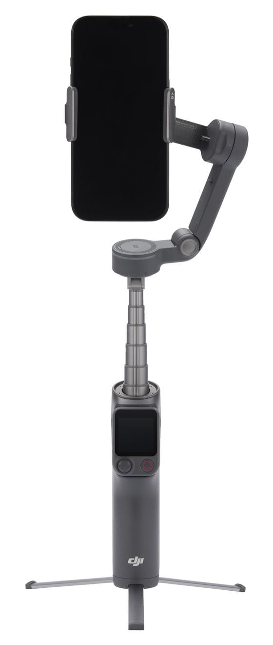 Osmo Mobile 8P Standard Combo Stativ Gimbal für Smartphone faltbar Bluetooth  (Schwarz) 