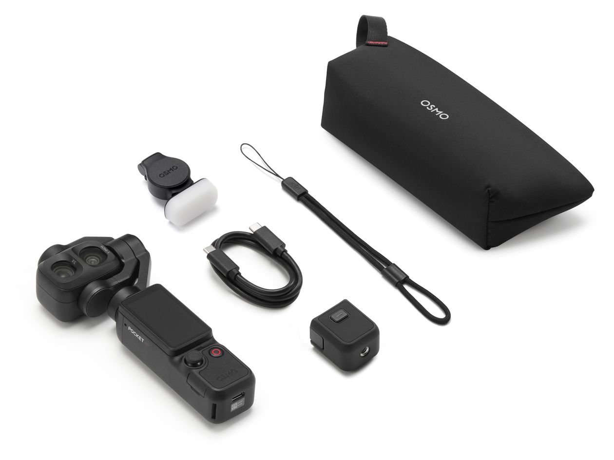 Osmo Pocket 4P Standard Combo 7680 x 4320 Pixel Aktion Kamera  (Schwarz) 