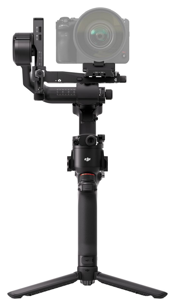 RS5 Stativ Gimbal für Kamera faltbar Bluetooth  (Schwarz) 