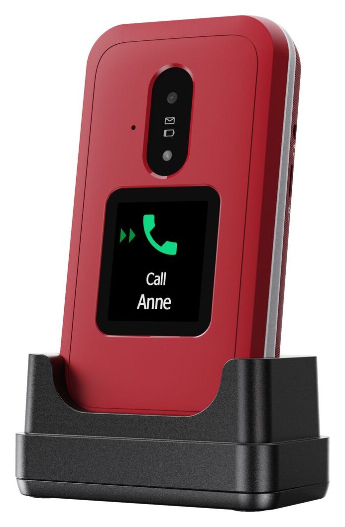 Leva E30 4G Smartphone 7,11 cm (2.8 Zoll) 0,3 MP Single SIM  (Rot, Weiß) 