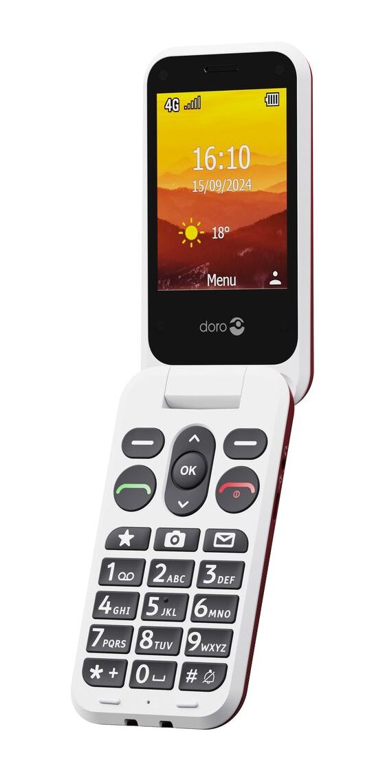 Leva L20 4G Smartphone 7,11 cm (2.8 Zoll) 2 MP Single SIM  (Rot, Weiß) 