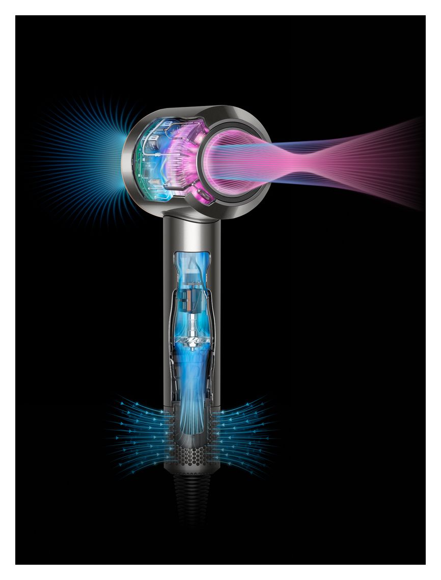 HD07 Supersonic Straight+Wavy Haartrockner 1600 W  (Blau, Kupfer) 