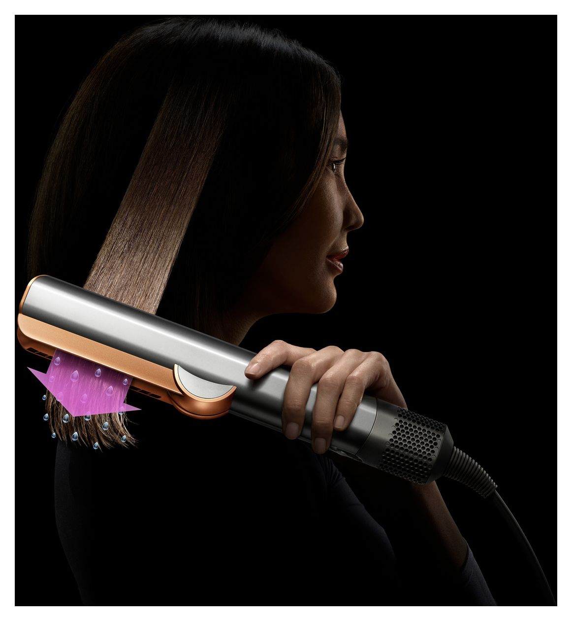 HT01 Airstrait Haarglätter 1600 W  (Kupfer, Nickel) 