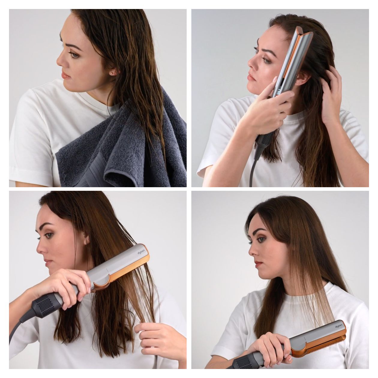 HT01 Airstrait Haarglätter 1600 W  (Pink, Roségold) 