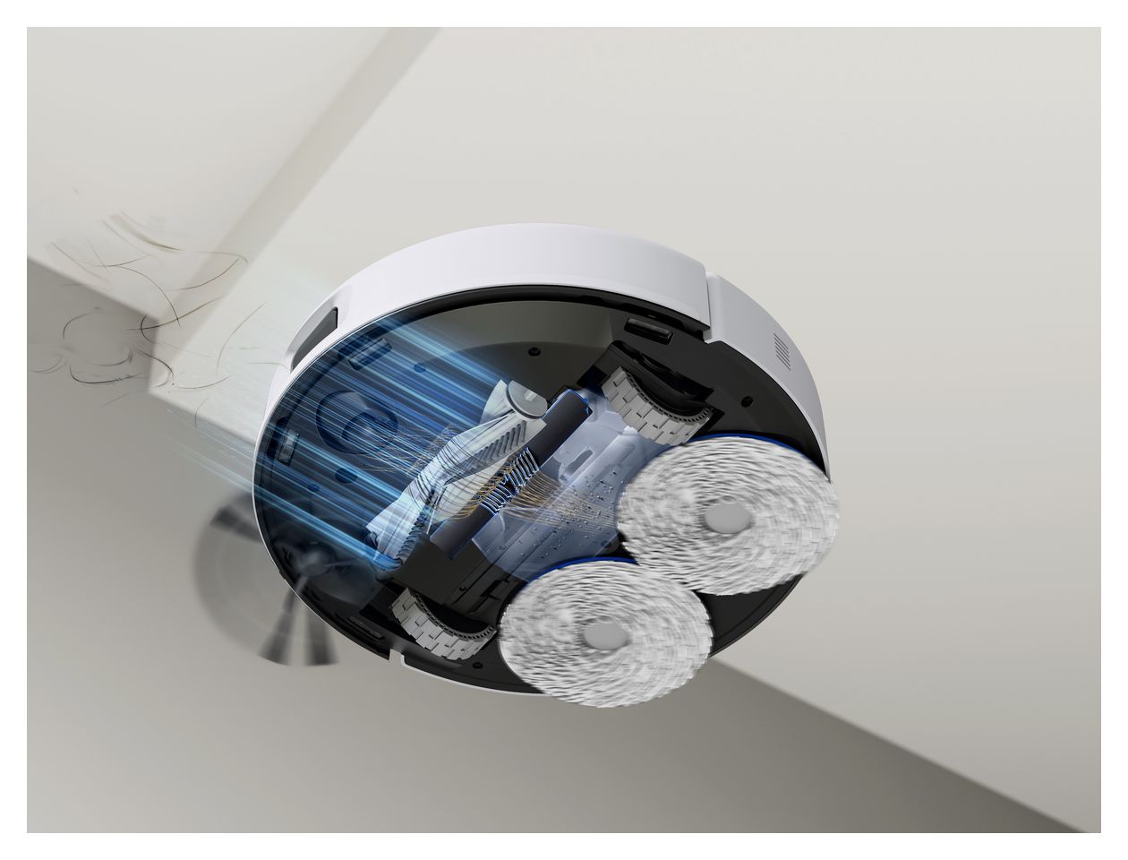 Deebot N30 Pro Omni Saugroboter nass/trocken 320 min Akku 10000 Pascal Leistung  (Weiß) 