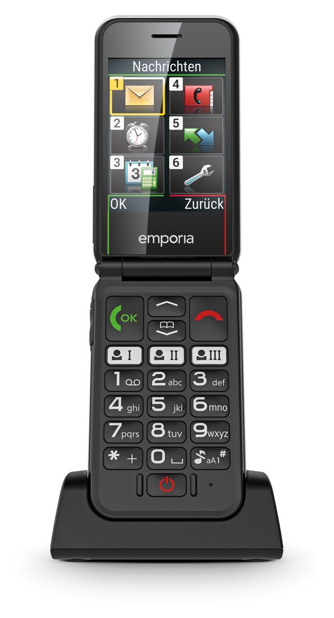 SimpliCity glam 2G Smartphone 7,11 cm (2.8 Zoll)  (Weiß) 