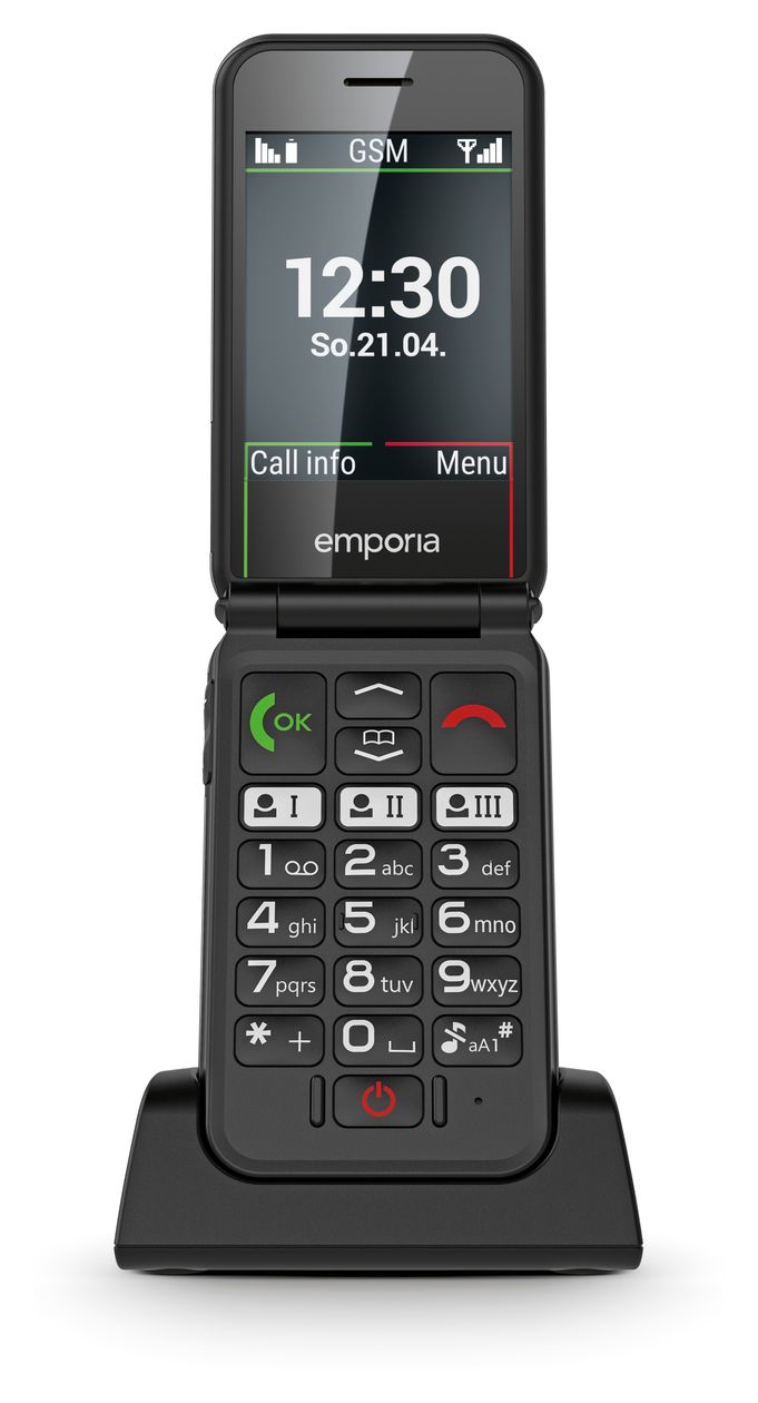 SimpliCity glam 2G Smartphone 7,11 cm (2.8 Zoll)  (Weiß) 