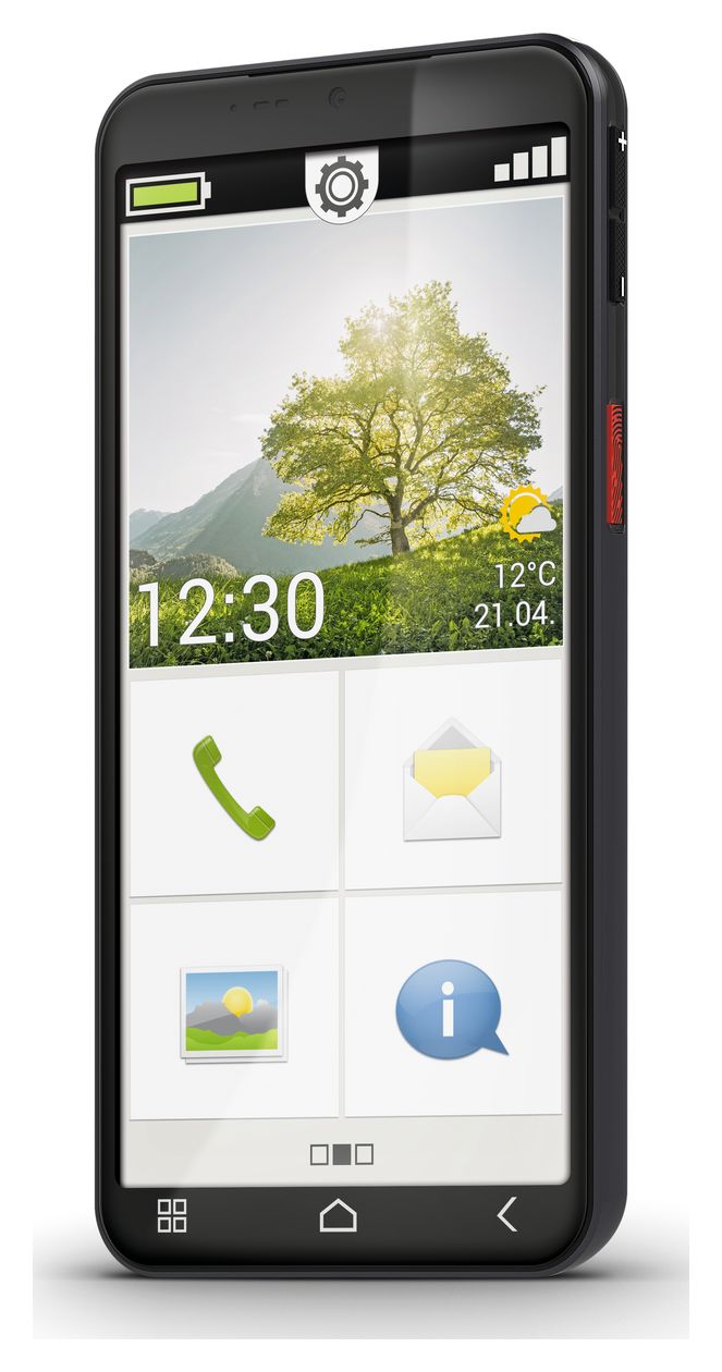 SMART.7lite 128 GB 4G Smartphone 13,8 cm (5.45 Zoll) Android 13 MP Dreifach Kamera Single SIM WiFi 5  (Schwarz) 