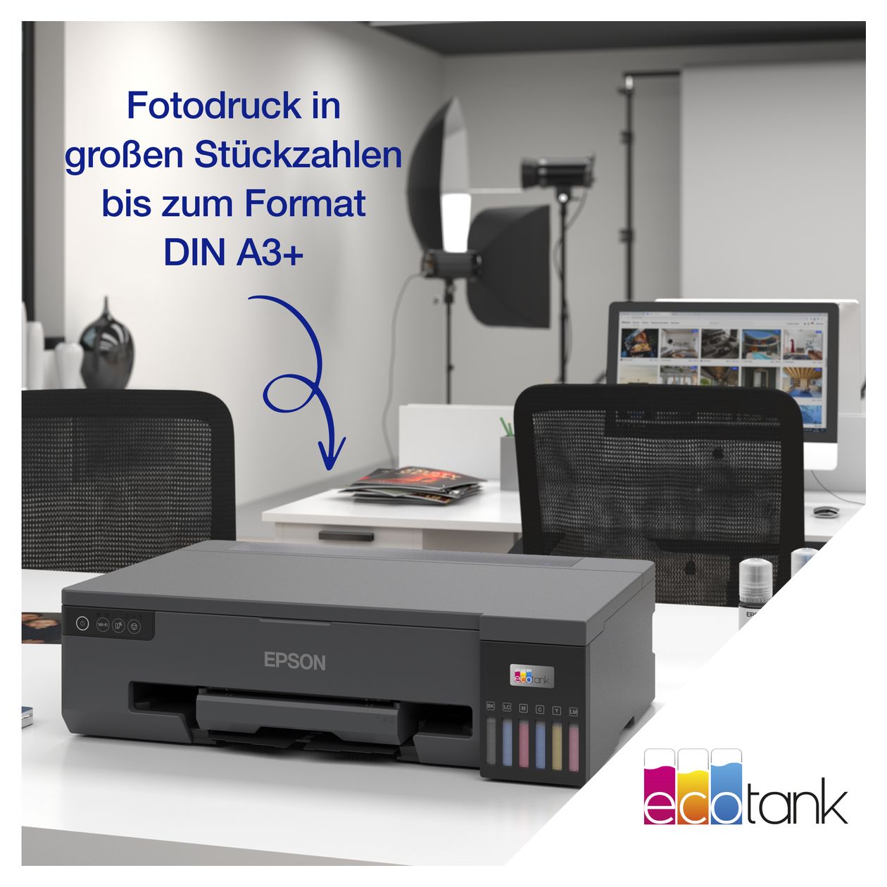 EcoTank ET-18100 Foto Drucker 5760 x 1440 DPI  (Schwarz) 