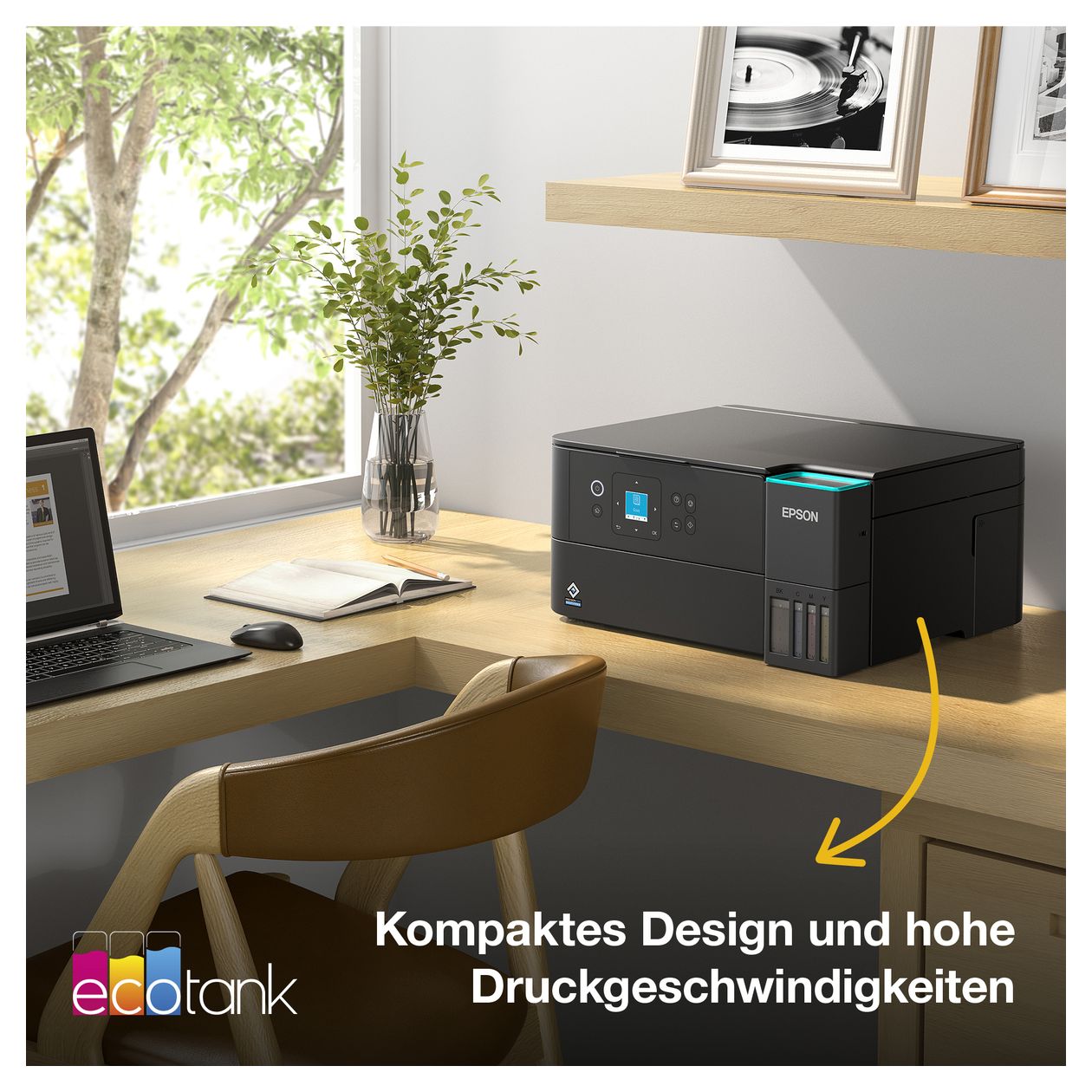 EcoTank ET-2851 All in One A4 Tintenstrahl Drucker 4800 x 1200 DPI 