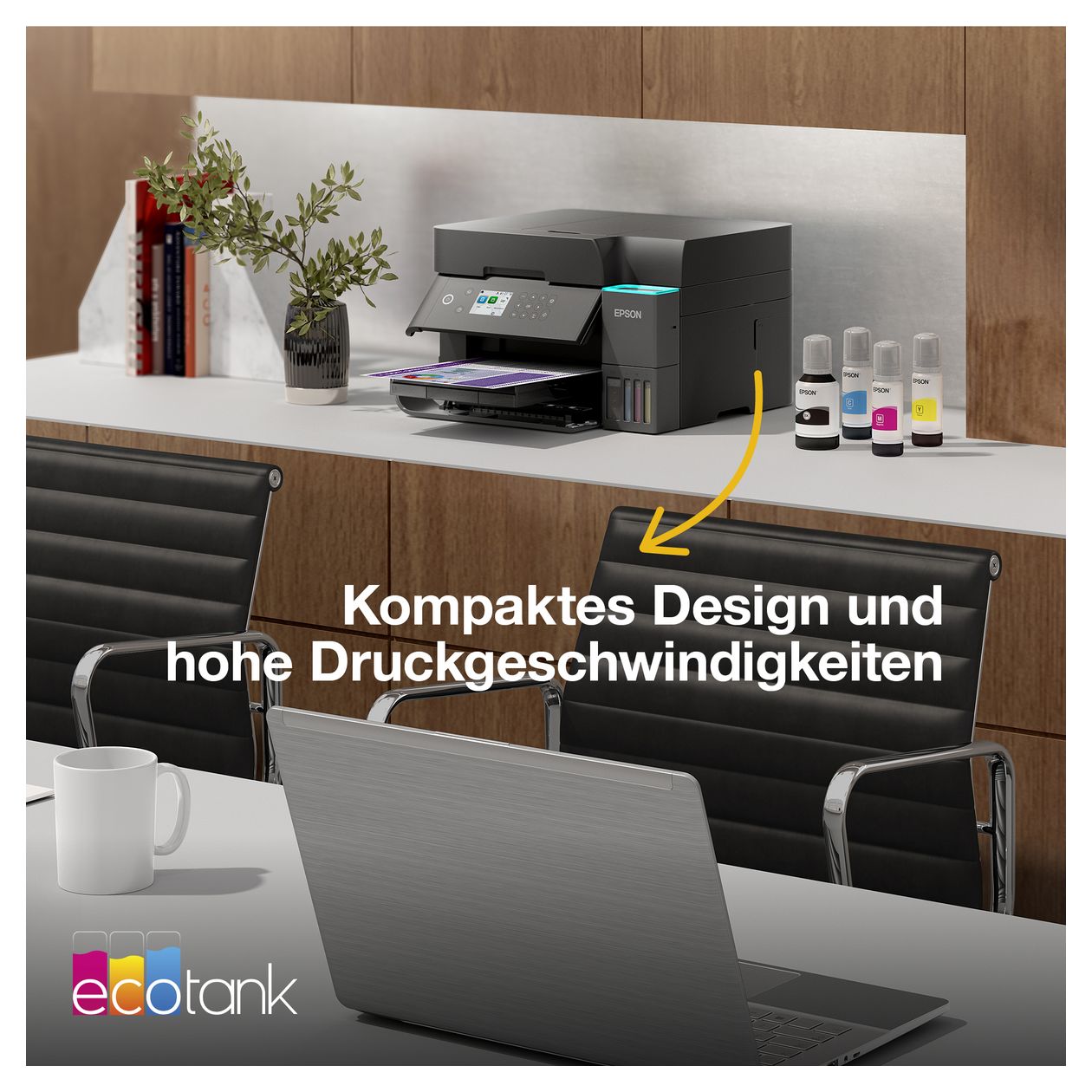 EcoTank ET-3950 All in One A4 Tintenstrahl Drucker 4800 x 1200 DPI 