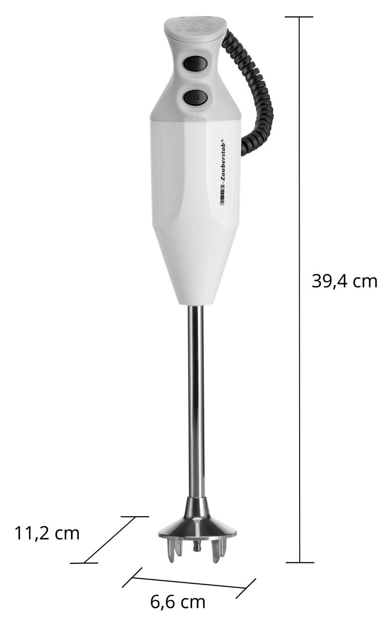 P200 Profi Zauberstab Stabmixer 200 W 2 Stufen (Grau, Edelstahl, Weiß) 