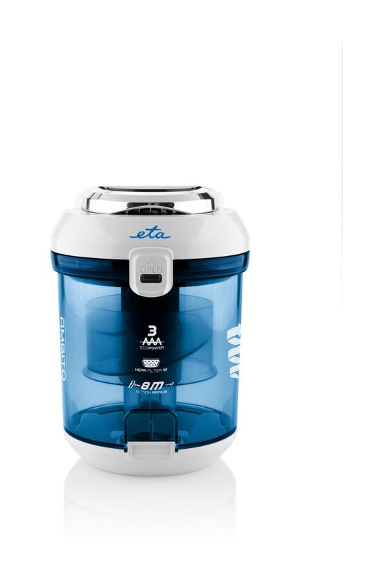 Ambito Bodenstaubsauger Beutellos 700 W HEPA (Schwarz, Blau, Weiß) 