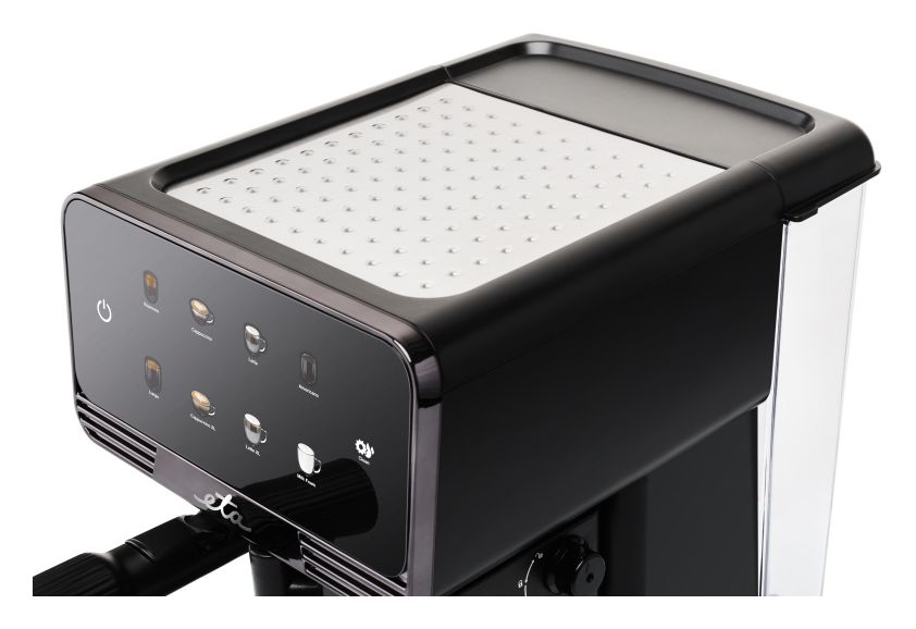 Aromico Siebträger Kaffeemaschine 20 bar 1350 W  (Schwarz) 