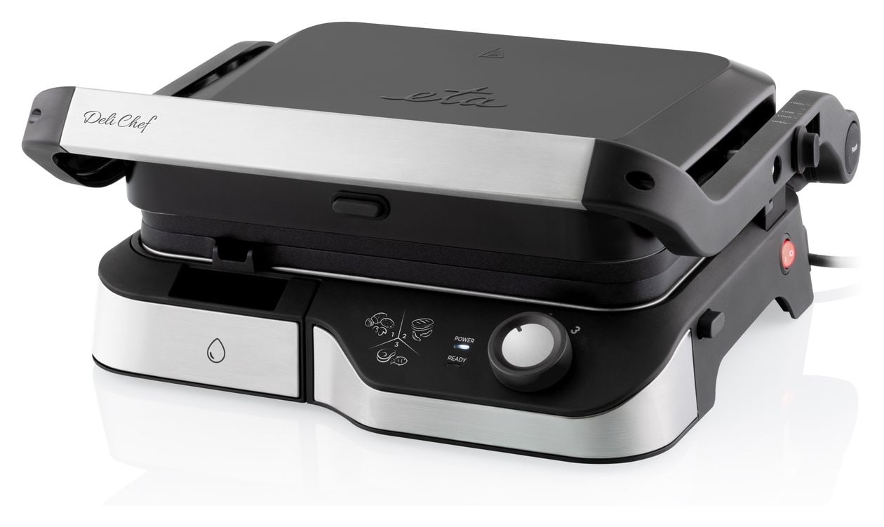 DeliChef 2000 W mit 308 x 230 mm Fläche  (Schwarz) 