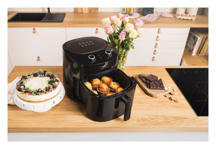 Fritta Heißluftfritteuse 7,2 l 1800 W  (Schwarz) 