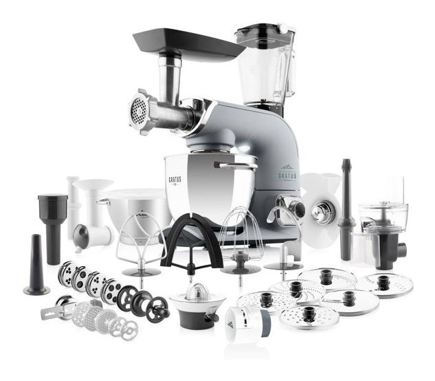 Gratus Evo 1500 W Küchenmaschine 5,5 l  (Grau) 