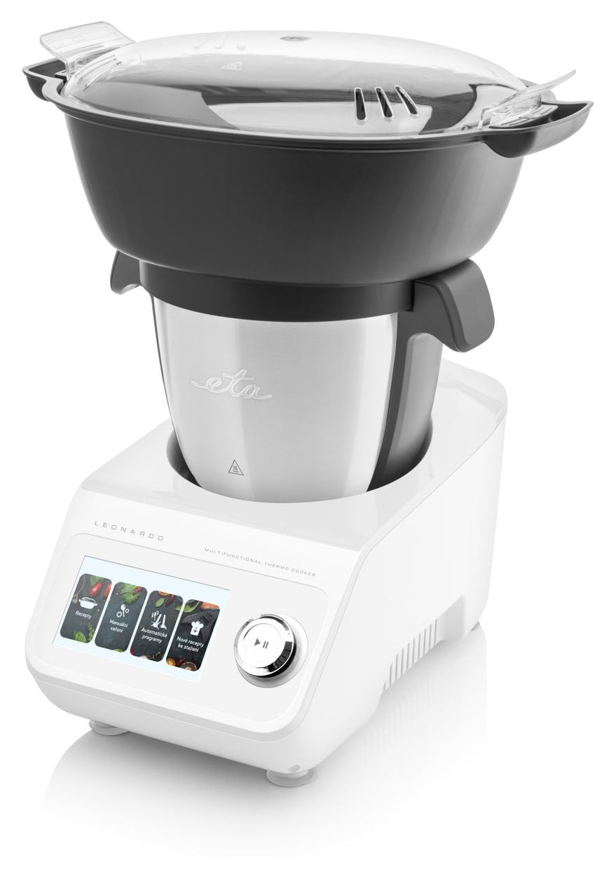 Leonardo Küchenmaschine 3,5 l mit Waage  (Weiß, Grau) 
