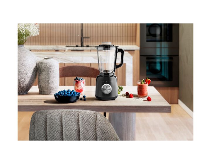 Storio 1,5 l Standmixer 3 Geschwindigkeiten 1200 W  (Schwarz) 