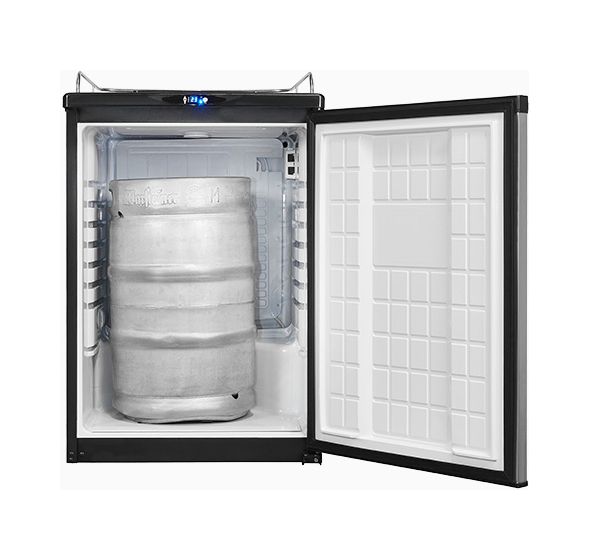 BK160-HE-300G 163 l Tischkühlschrank EEK: G 173 kWh Jahr  (Schwarz, Edelstahl) 