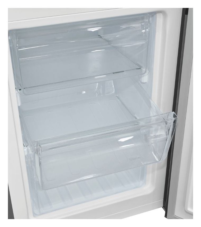 KGC231-60-E-050C 109 l / 48 l Kühl-Gefrierkombi freistehend 121 kWh Jahr  (Schwarz, Edelstahl) 