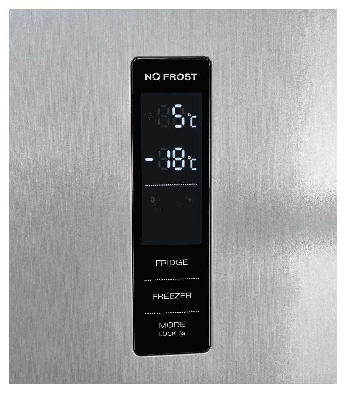 KGC350-105-NF-040C 243 l / 104 l Kühl-Gefrierkombi freistehend NoFrost 162 kWh Jahr  (Schwarz, Edelstahl) 